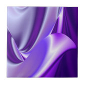 Lila Blume Regenbogen Träume Fliese (Vorderseite)