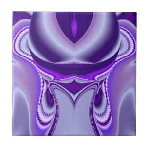 Lila Blume Regenbogen Träume Fliese