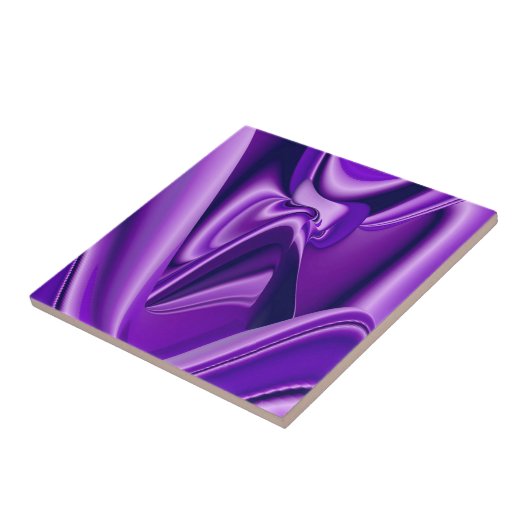 Lila Blume Regenbogen Träume Fliese (Seite)