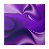 Lila Blume Regenbogen Träume Fliese (Vorderseite)