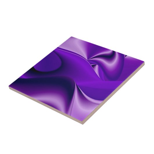 Lila Blume Regenbogen Träume Fliese (Seite)