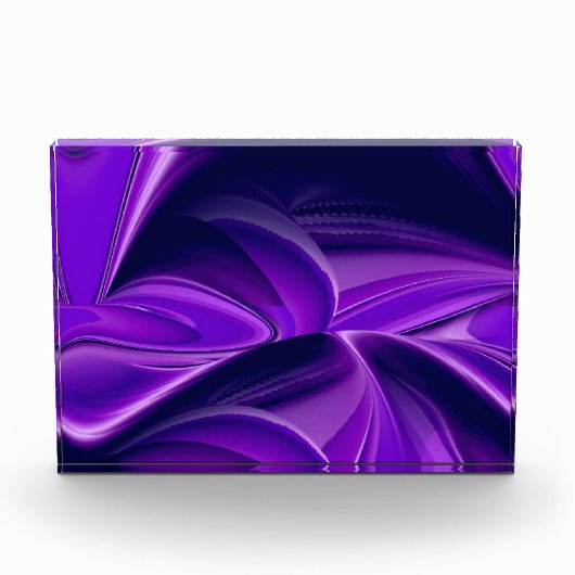 Lila Blume Regenbogen Träume Fotoblock (Vorderseite)