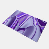 Lila Blume Regenbogen Träume Fußmatte (Schrägansicht)