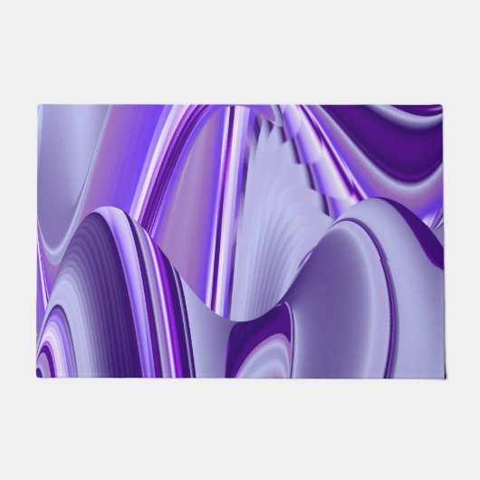 Lila Blume Regenbogen Träume Fußmatte (Vorderseite)