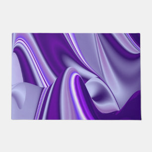 Lila Blume Regenbogen Träume Fußmatte