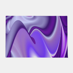 Lila Blume Regenbogen Träume Fußmatte