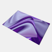 Lila Blume Regenbogen Träume Fußmatte (Schrägansicht)