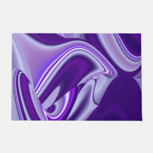 Lila Blume Regenbogen Träume Fußmatte