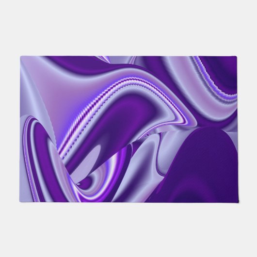 Lila Blume Regenbogen Träume Fußmatte (Vorderseite)