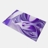 Lila Blume Regenbogen Träume Fußmatte (Schrägansicht)