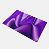 Lila Blume Regenbogen Träume Fußmatte (Schrägansicht)