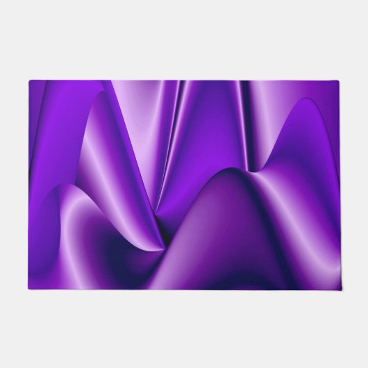 Lila Blume Regenbogen Träume Fußmatte (Vorderseite)