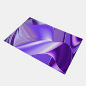 Lila Blume Regenbogen Träume Fußmatte (Schrägansicht)