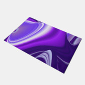 Lila Blume Regenbogen Träume Fußmatte (Schrägansicht)