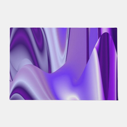 Lila Blume Regenbogen Träume Fußmatte (Vorderseite)