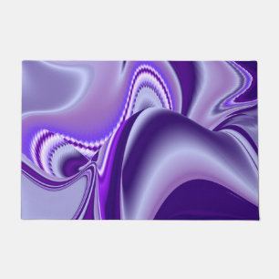 Lila Blume Regenbogen Träume Fußmatte