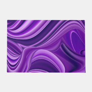 Lila Blume Regenbogen Träume Fußmatte