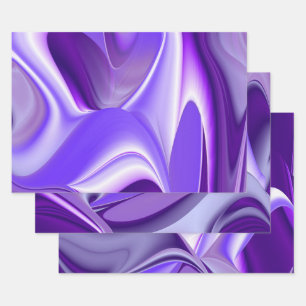 Lila Blume Regenbogen Träume Geschenkpapier Set