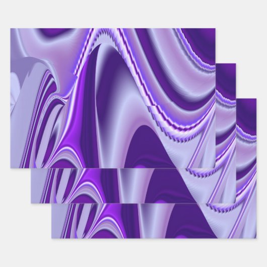 Lila Blume Regenbogen Träume Geschenkpapier Set (Set)