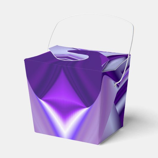 Lila Blume Regenbogen Träume Geschenkschachtel (Vorderseite)