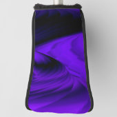 Lila Blume Regenbogen Träume Golf Headcover (Rotieren 90)