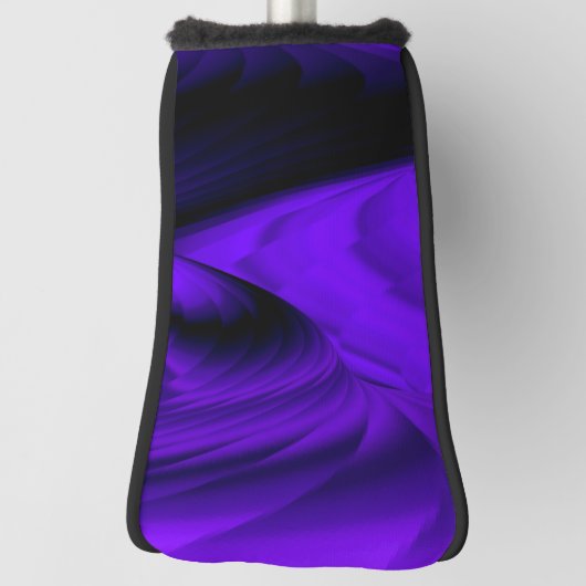 Lila Blume Regenbogen Träume Golf Headcover (Rotieren 90)