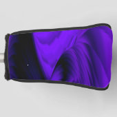 Lila Blume Regenbogen Träume Golf Headcover (Vorderseite)