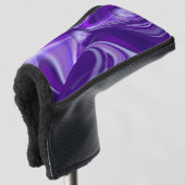 Lila Blume Regenbogen Träume Golf Headcover (3/4 Vorderseite)