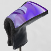Lila Blume Regenbogen Träume Golf Headcover (3/4 Vorderseite)