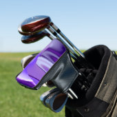 Lila Blume Regenbogen Träume Golf Headcover (In Situ)