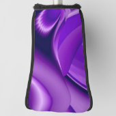 Lila Blume Regenbogen Träume Golf Headcover (Rotieren 90)
