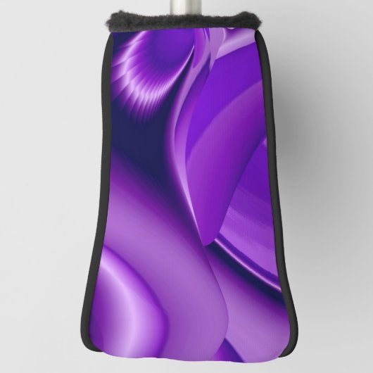 Lila Blume Regenbogen Träume Golf Headcover (Rotieren 90)