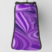 Lila Blume Regenbogen Träume Golf Headcover (Rotieren 90)