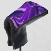 Lila Blume Regenbogen Träume Golf Headcover (3/4 Vorderseite)