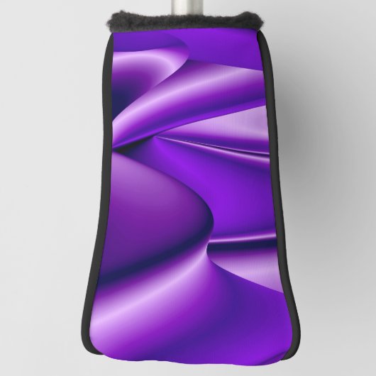 Lila Blume Regenbogen Träume Golf Headcover (Rotieren 90)