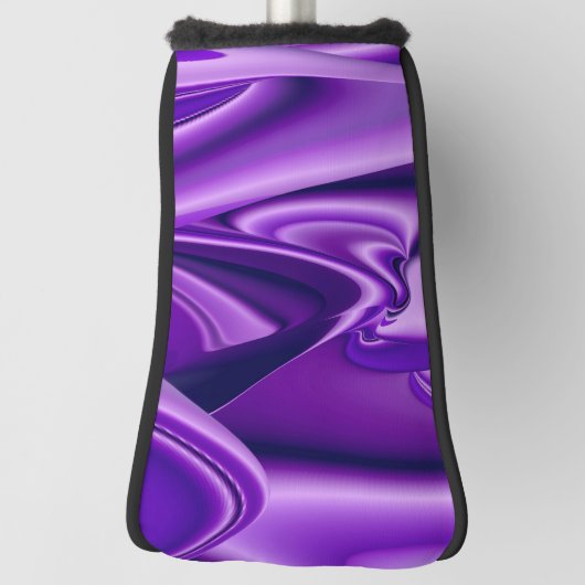 Lila Blume Regenbogen Träume Golf Headcover (Rotieren 90)