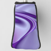 Lila Blume Regenbogen Träume Golf Headcover (Rotieren 90)