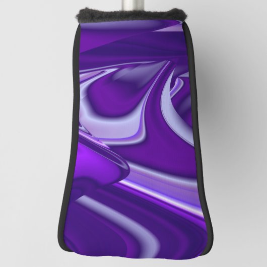 Lila Blume Regenbogen Träume Golf Headcover (Rotieren 90)