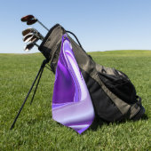 Lila Blume Regenbogen Träume Golfhandtuch (Gras)