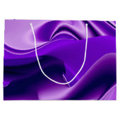 Lila Blume Regenbogen Träume Große Geschenktüte (Rückseite)