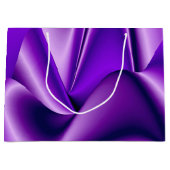 Lila Blume Regenbogen Träume Große Geschenktüte (Vorderseite)