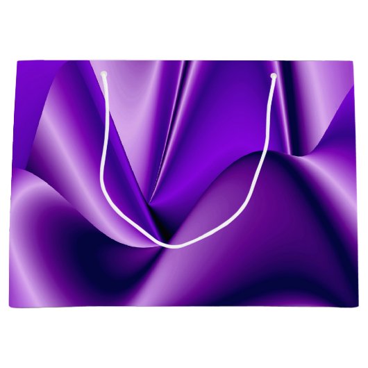 Lila Blume Regenbogen Träume Große Geschenktüte (Vorderseite)