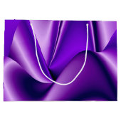 Lila Blume Regenbogen Träume Große Geschenktüte (Rückseite)