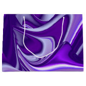 Lila Blume Regenbogen Träume Große Geschenktüte (Vorderseite)