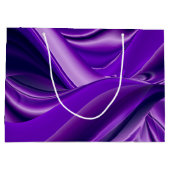 Lila Blume Regenbogen Träume Große Geschenktüte (Rückseite)