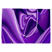 Lila Blume Regenbogen Träume Große Geschenktüte (Rückseite)