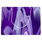 Lila Blume Regenbogen Träume Große Geschenktüte (Vorderseite)