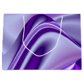 Lila Blume Regenbogen Träume Große Geschenktüte (Vorderseite)