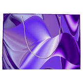 Lila Blume Regenbogen Träume Große Geschenktüte (Rückseite)