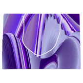 Lila Blume Regenbogen Träume Große Geschenktüte (Vorderseite)